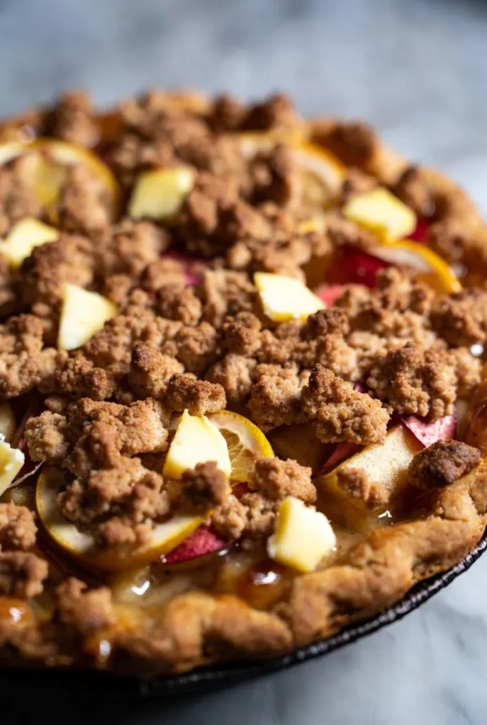 Ginger Lemon Apple Crisp Pie