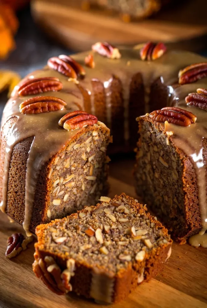 Maple Pecan Bundt Cake