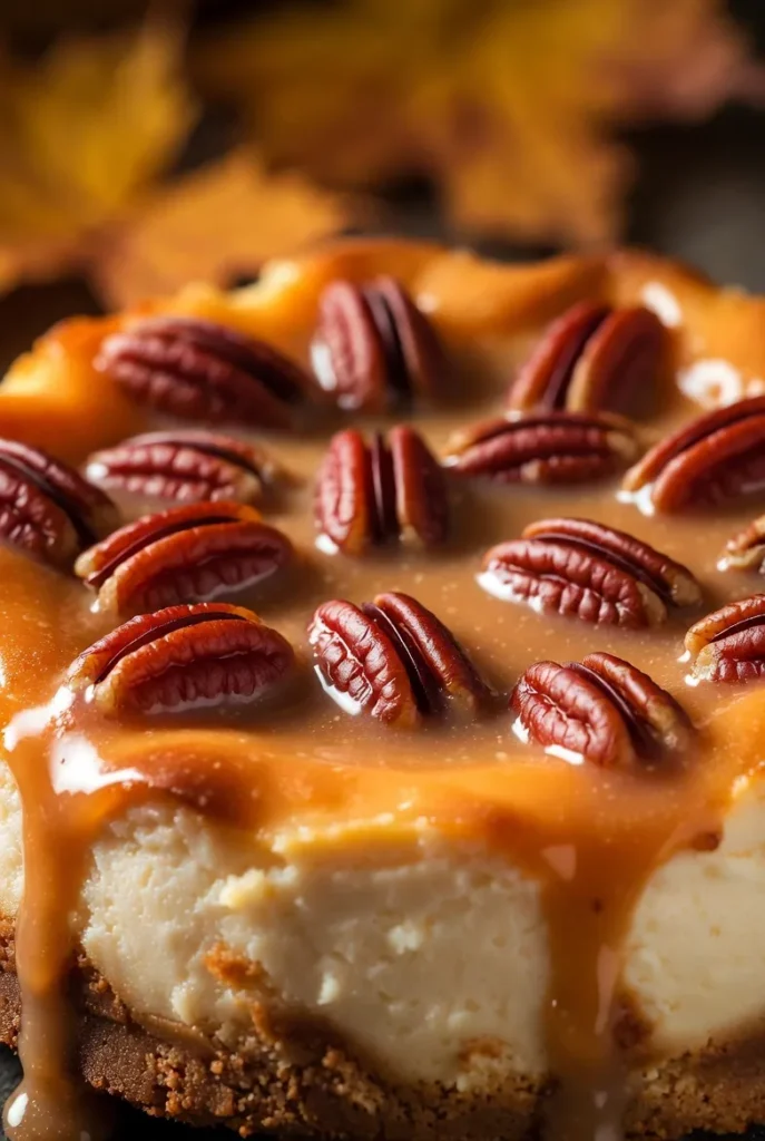 Maple Pecan Cheesecake