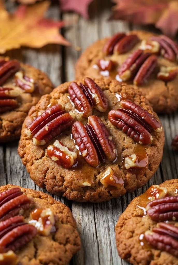 Maple Pecan Cookies with Brown Butter