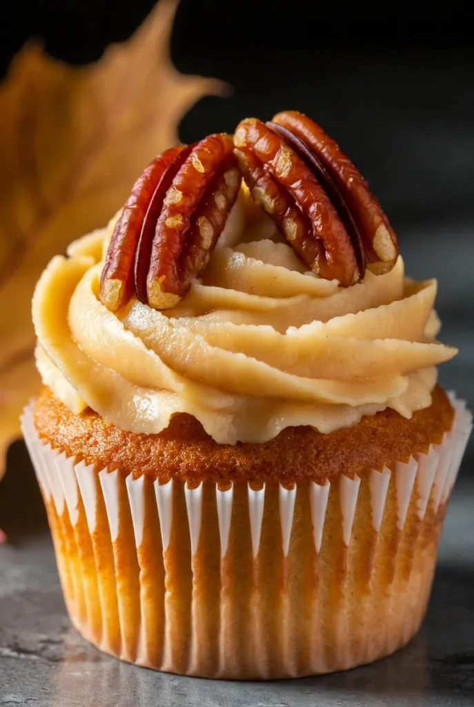Maple Pecan Cupcakes