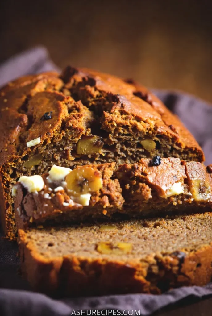 Moist Pumpkin Banana Bread