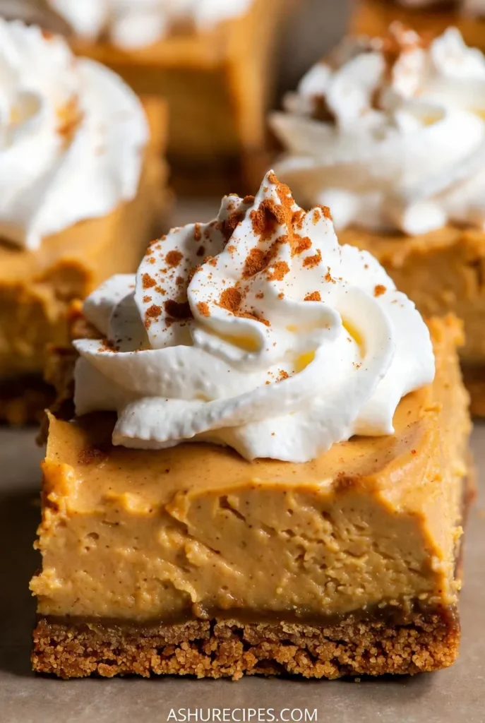 No-Bake Pumpkin Pie Bars