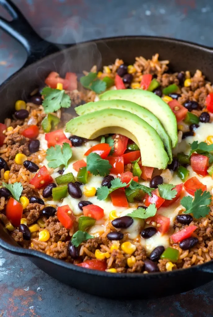 One-Pot Beef Taco Skillet