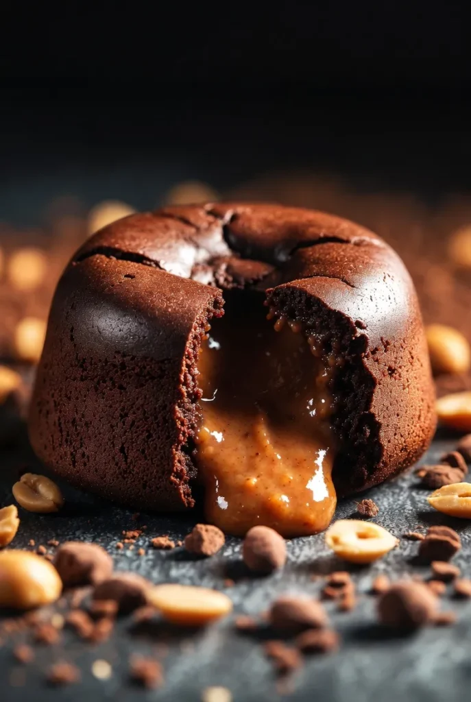 Peanut Butter Chocolate Lava Cake