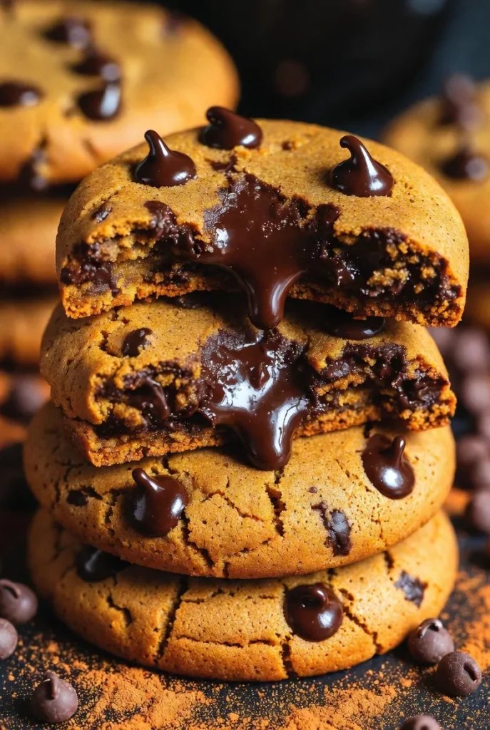 Pumpkin Chocolate Chip Cookies