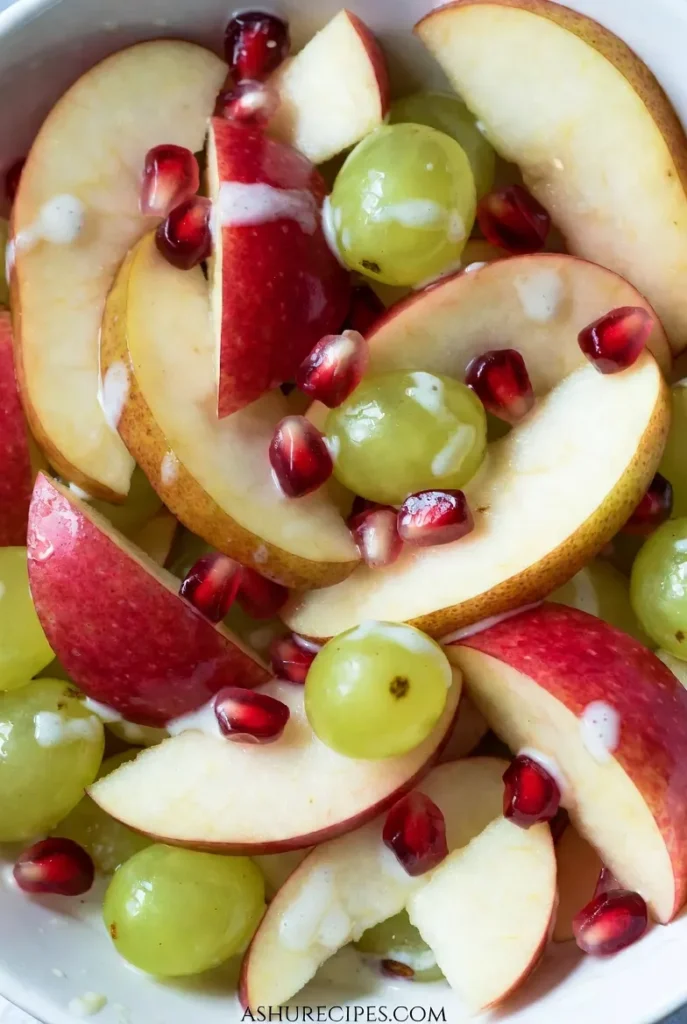 Quick Fall Fruit Salad with Honey Yogurt