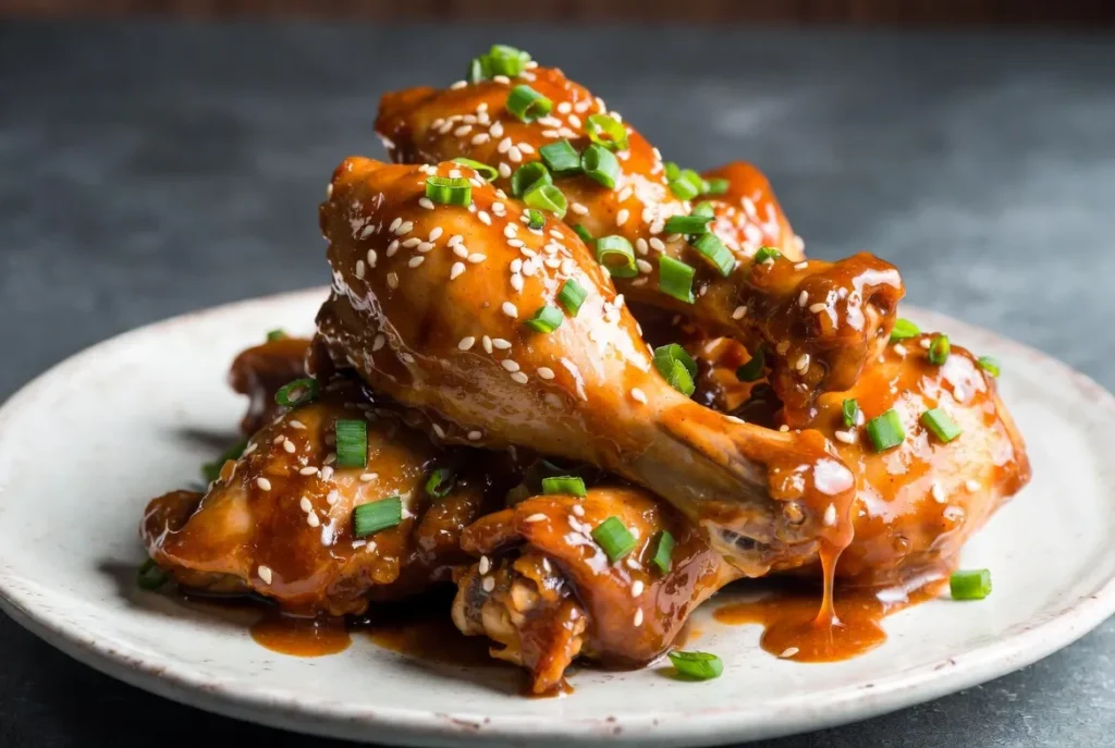 Slow Cooker Honey Garlic Chicken Drumsticks