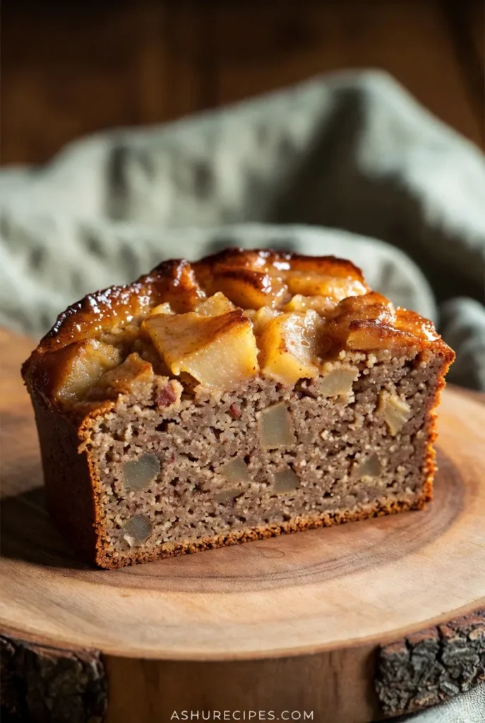 Spiced Pear Ginger Cake with Honey Drizzle