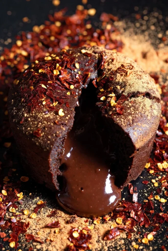 Spicy Mexican Chocolate Lava Cake