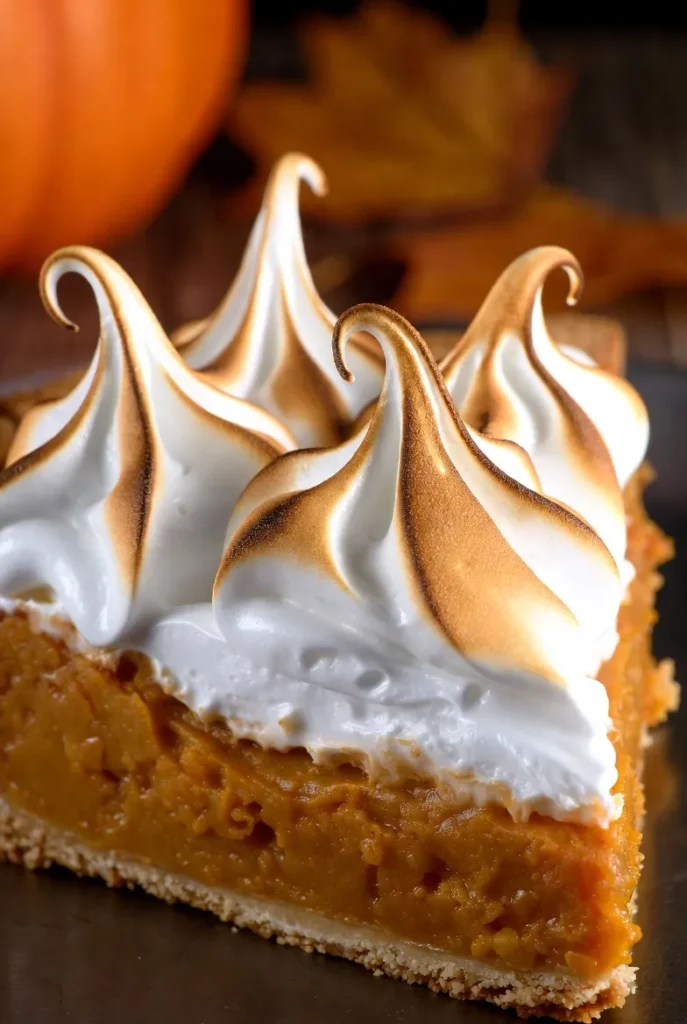 Sweet Potato Marshmallow Meringue Pie