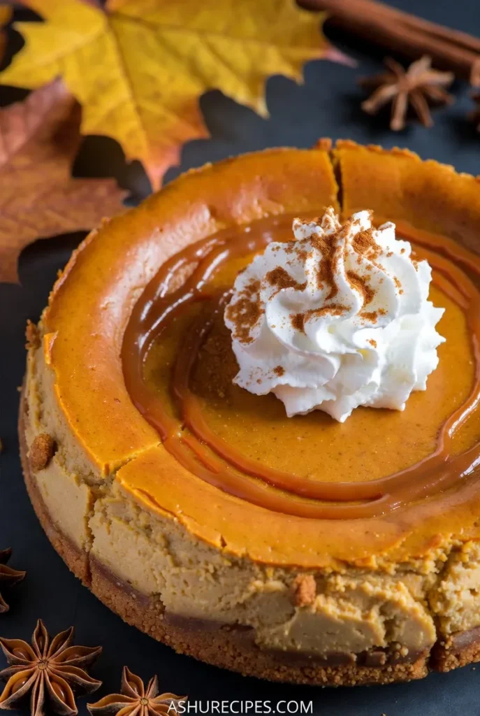 Velvety Pumpkin Cheesecake