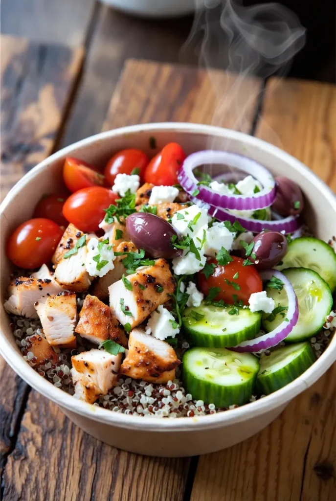Zesty Greek Chicken Power Bowl