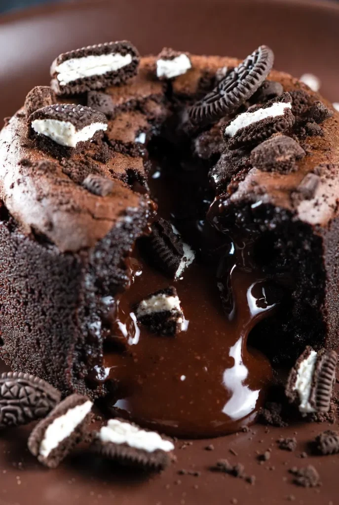 Oreo Chocolate Lava Cake