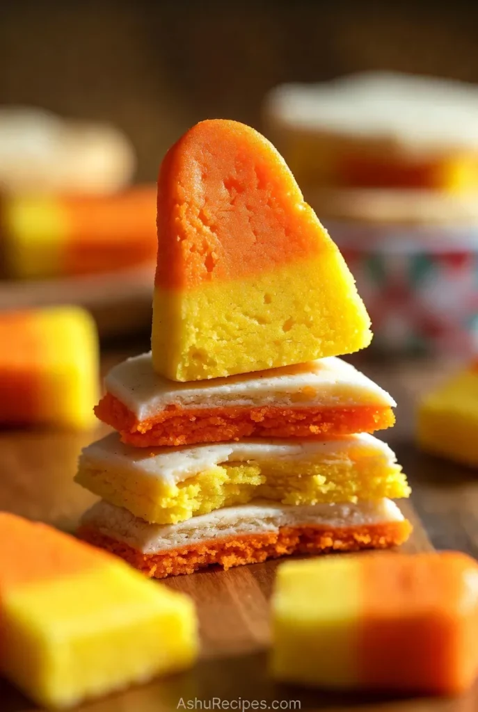 Candy Corn Sugar Cookies