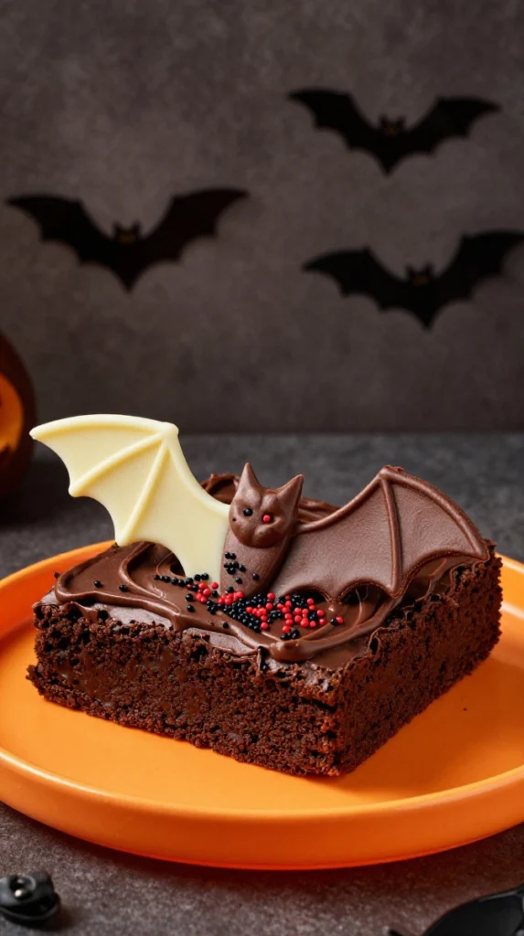 Bat Wing Brownie Swirls