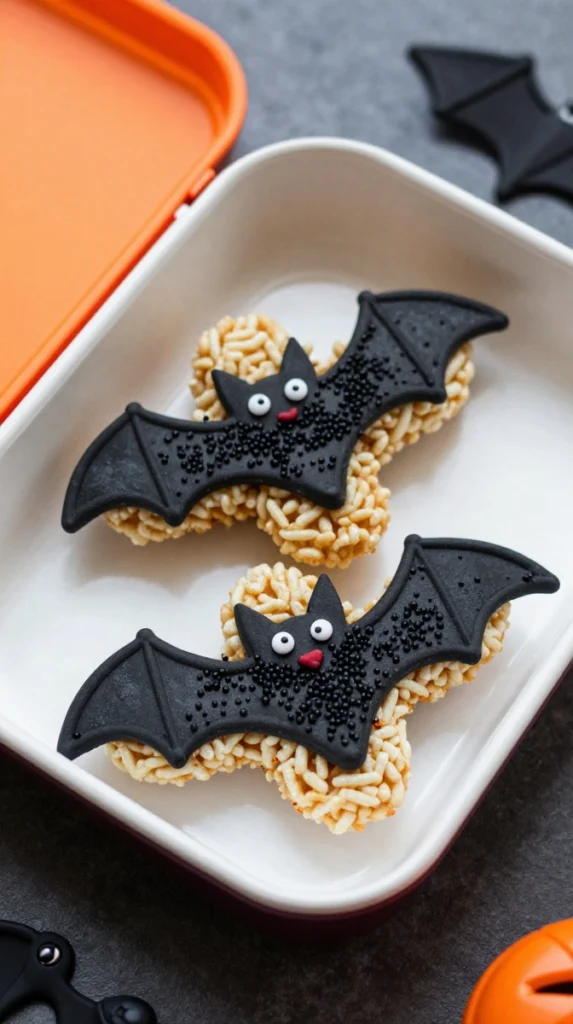 Bat Wing Rice Krispie Treats
