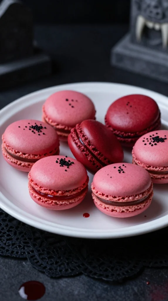 Bloody Mary Macarons