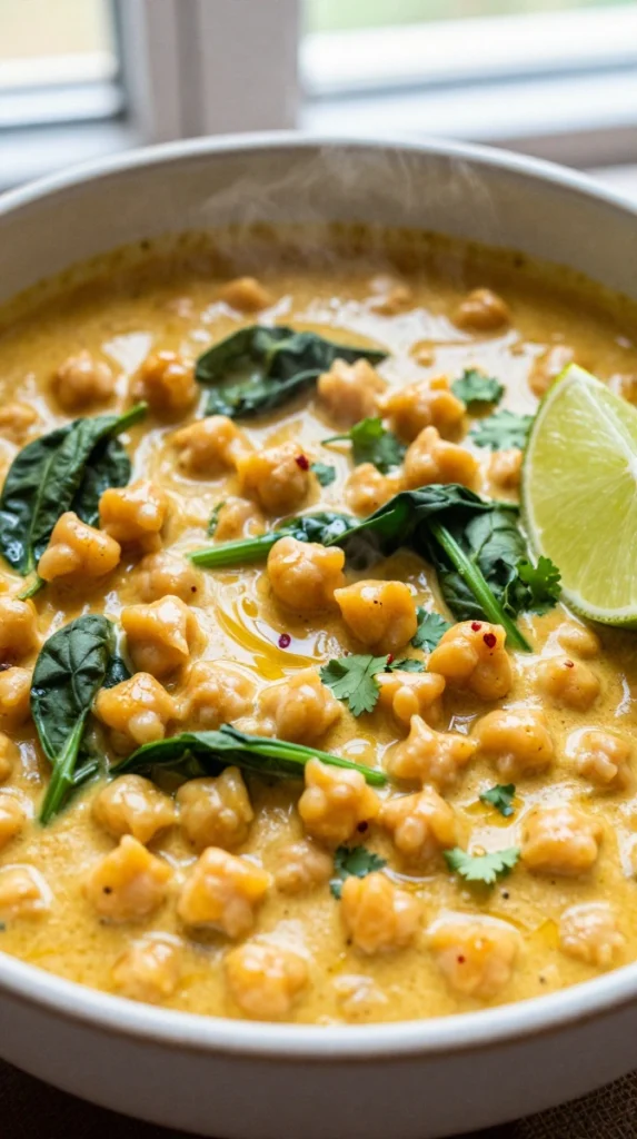 Creamy Chickpea Coconut Curry