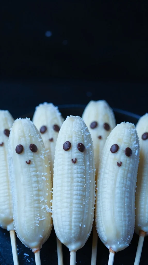 Ghost Banana Pops