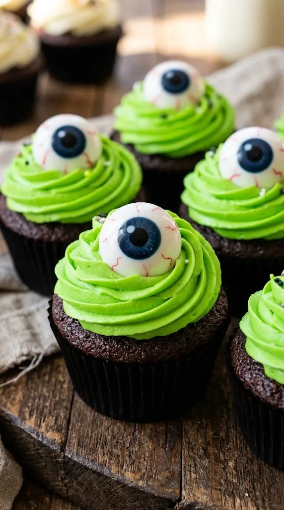 Googly-Eyed Monster Cupcakes