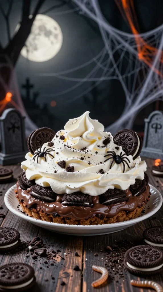 Graveyard Cookies & Cream Pie