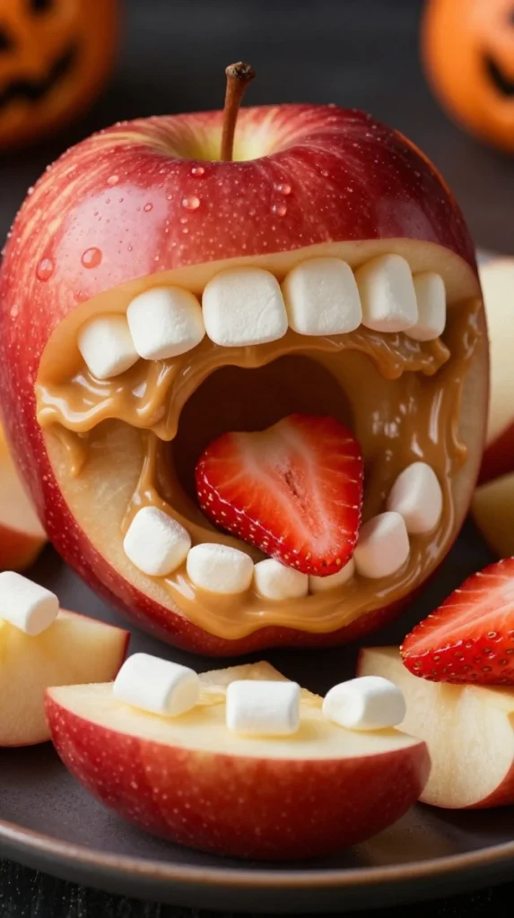 Monster Mouth Apple Slices