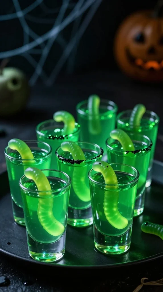 Poison Apple Jello Shots