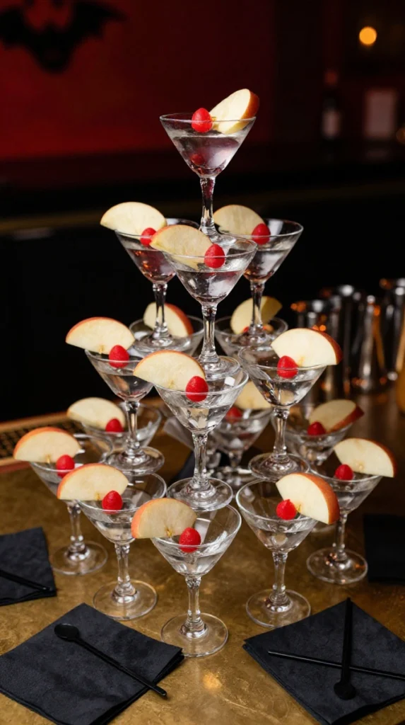 Poison Apple Martini Bites