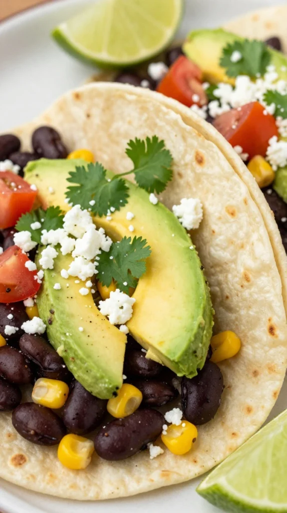 Speedy Black Bean & Corn Tacos