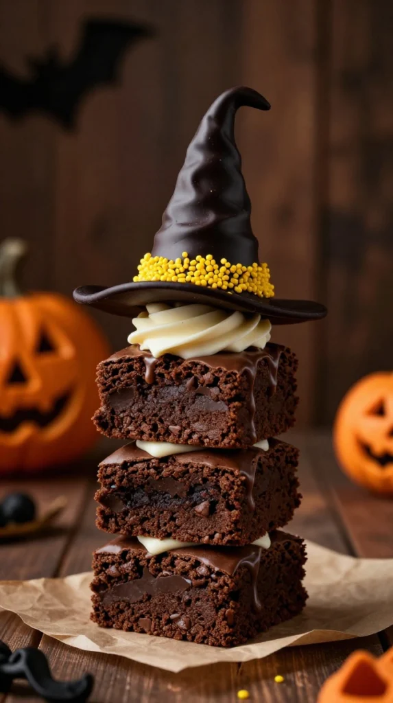Witch Hat Brownie Towers