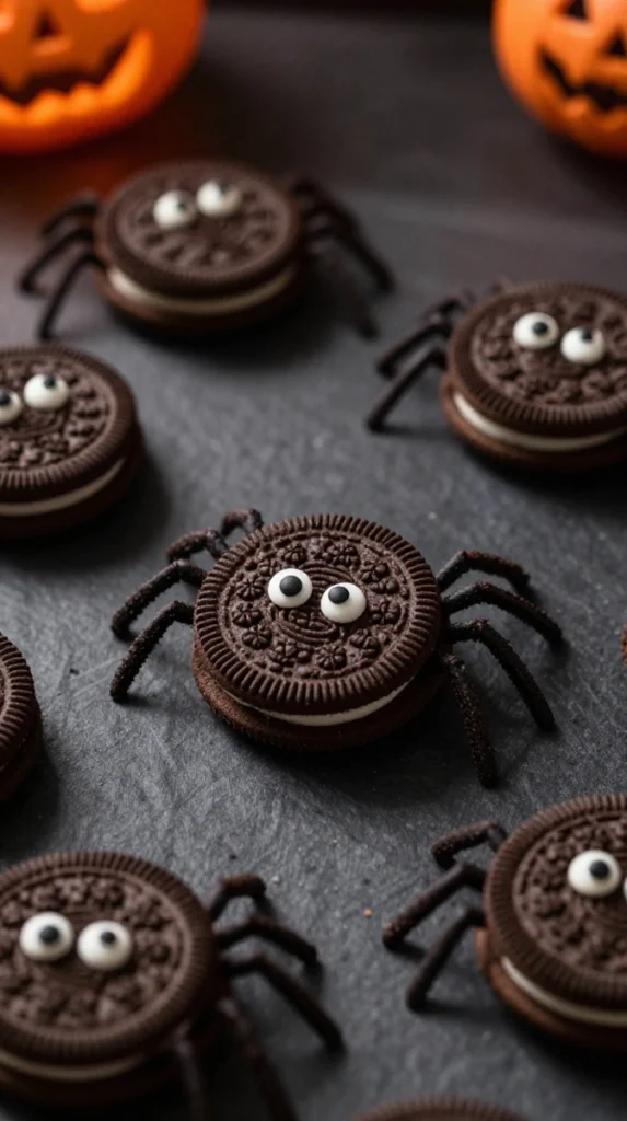 3-Ingredient Oreo Spider Cookies
