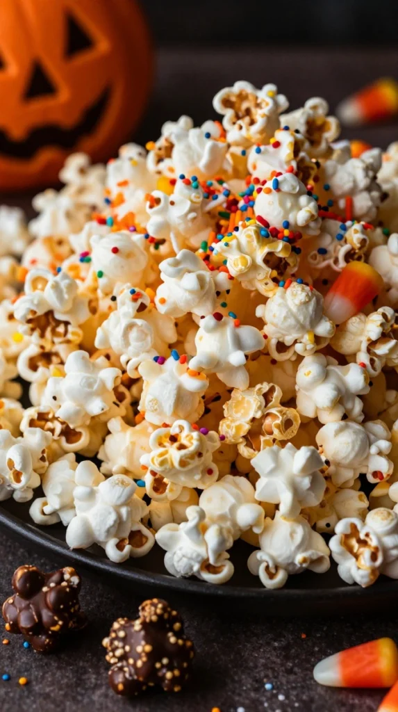 4-Ingredient Halloween Popcorn