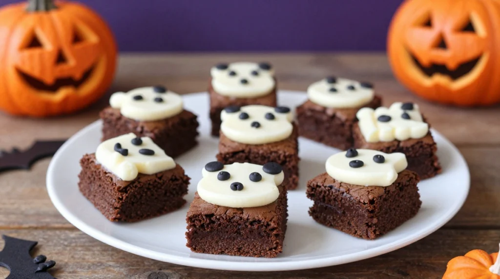 8 Cute Brownie Ideas for Halloween Parties