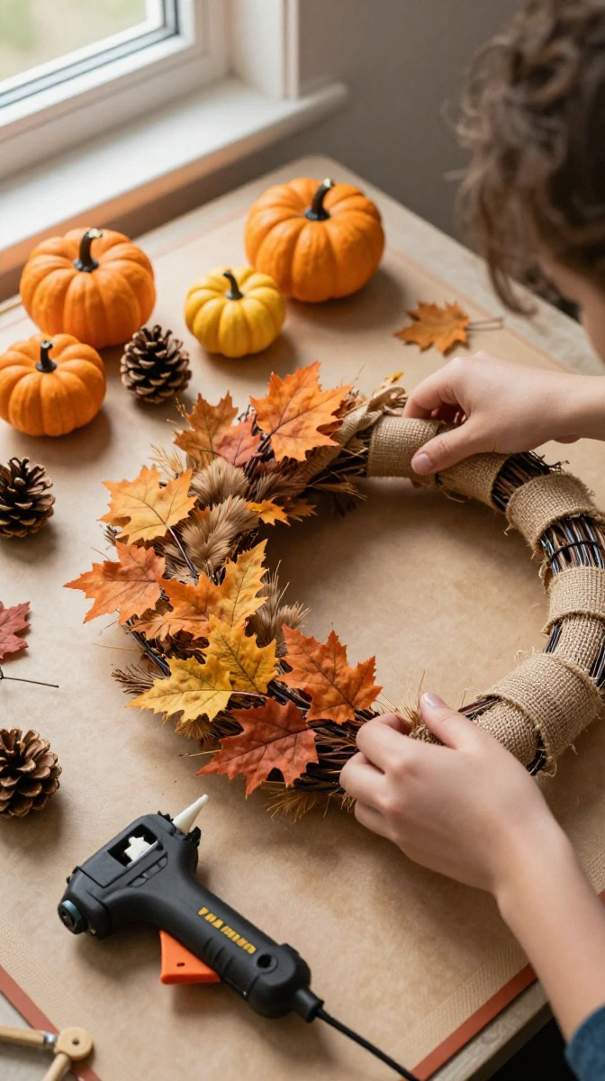 Anytime Craft Seasonal Wreath From Scratch