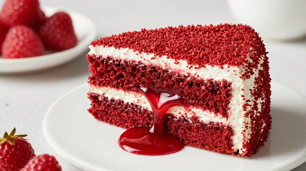 Bleeding Red Velvet Brain Cakes