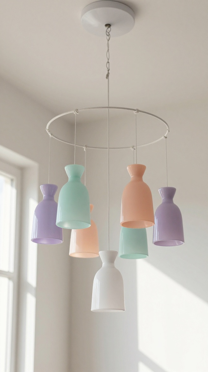 Bottle Chandelier or Mobile