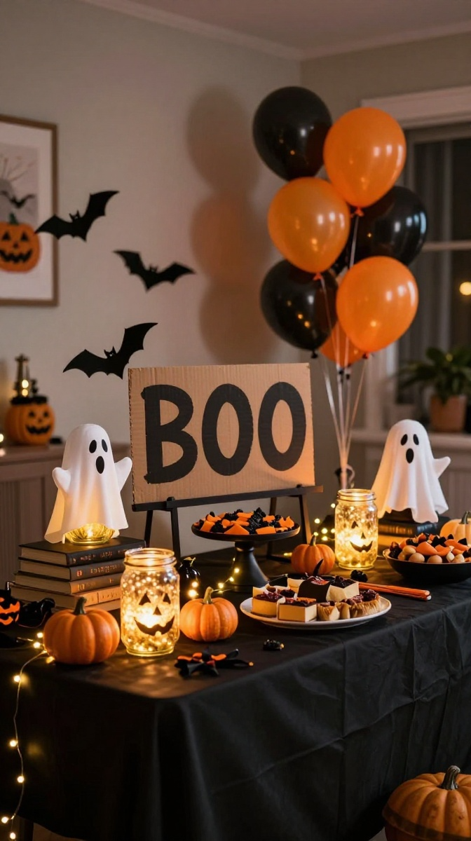 Build a DIY Halloween Party Table Display