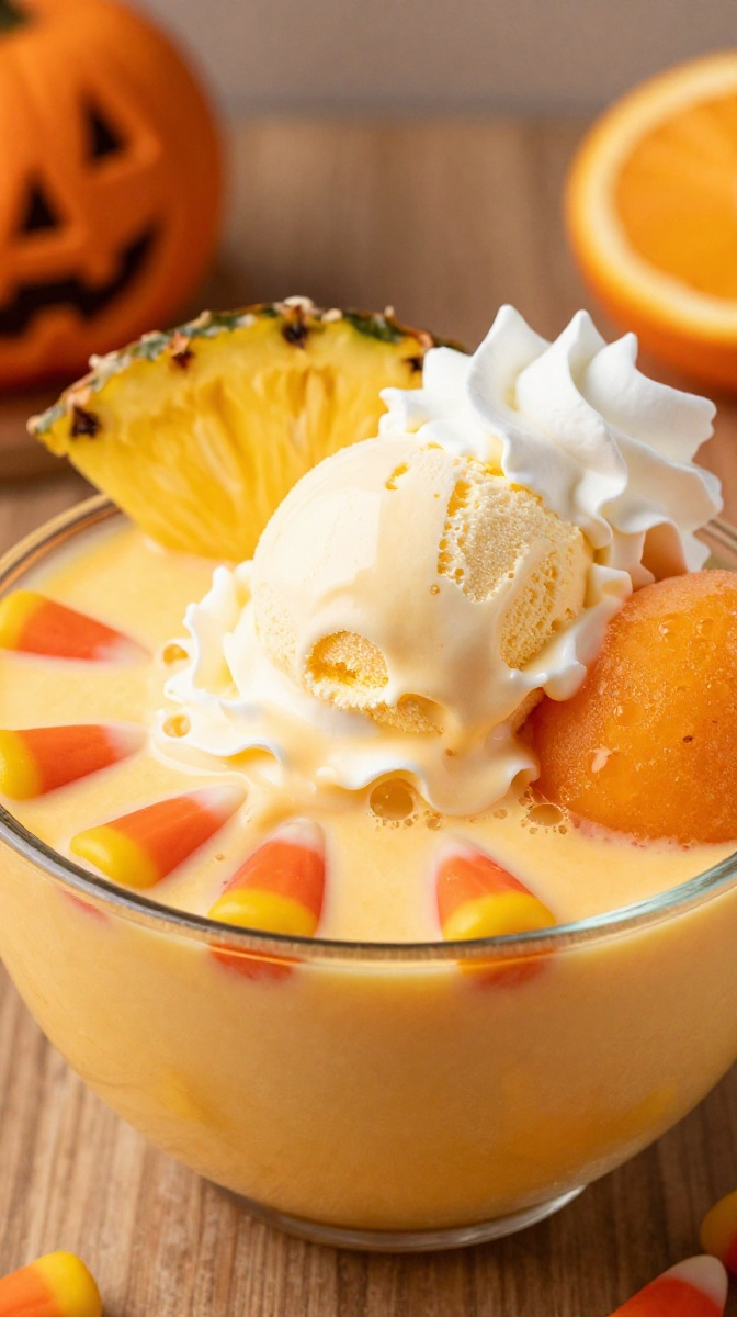 Candy Corn Creamy Punch