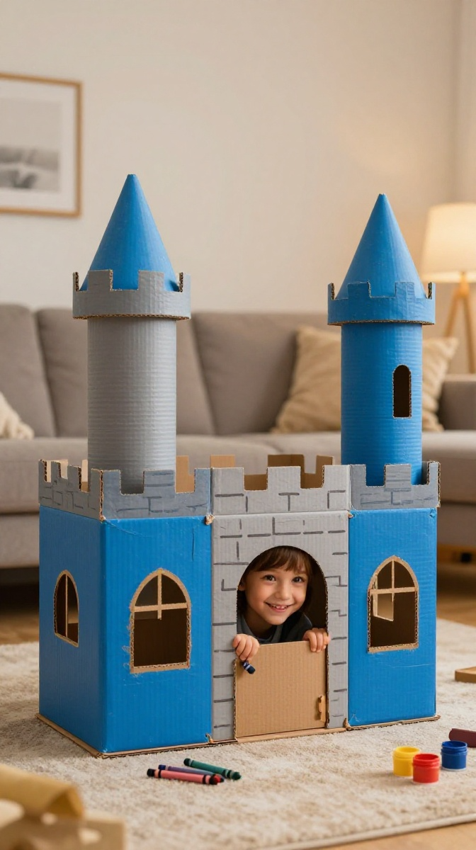 Cardboard Castle or Playhouse