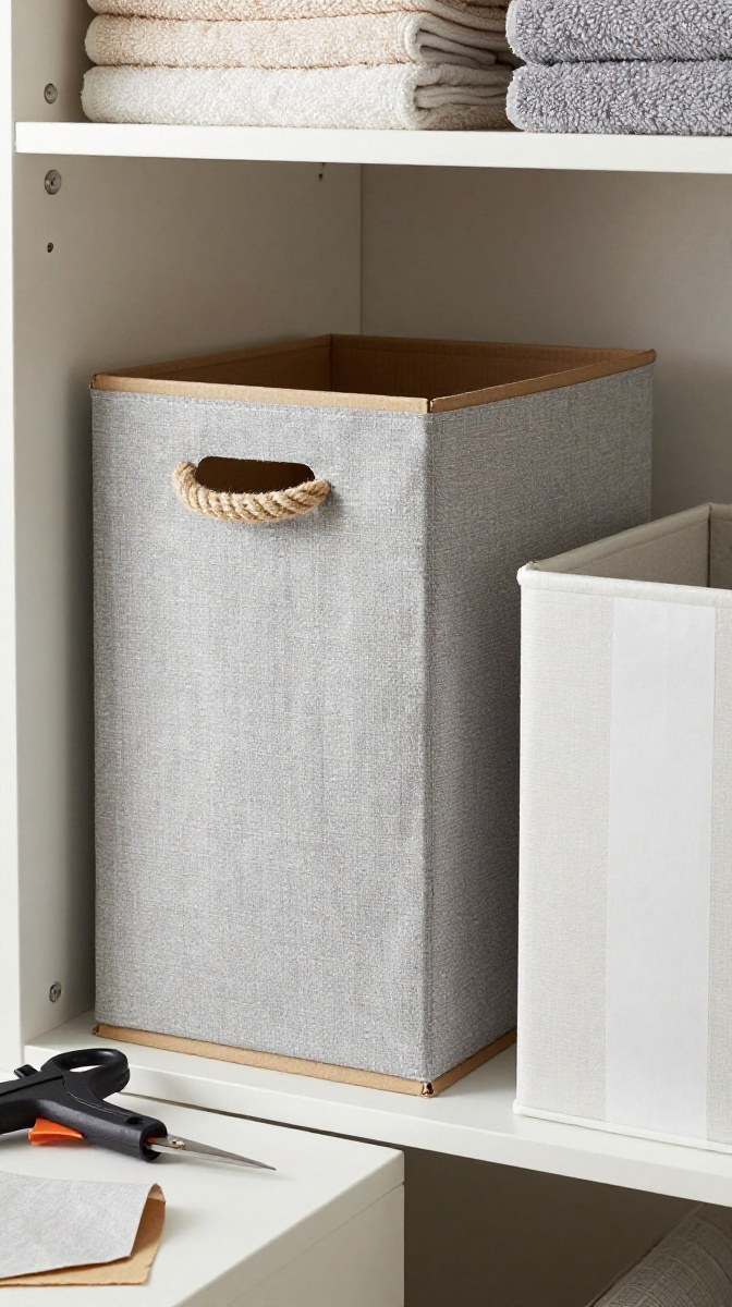 Cardboard Storage Bins
