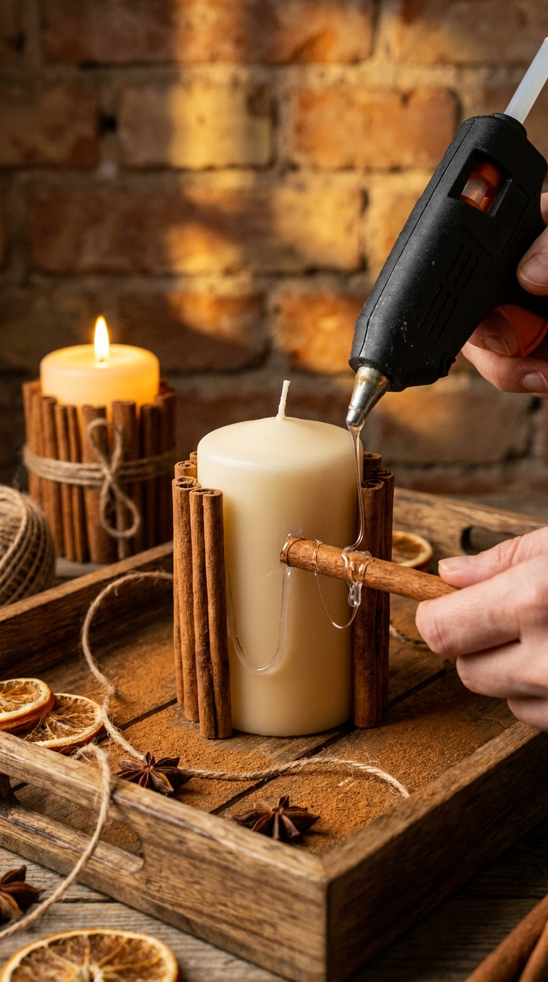 Cinnamon Stick Candles for Cozy Vibes