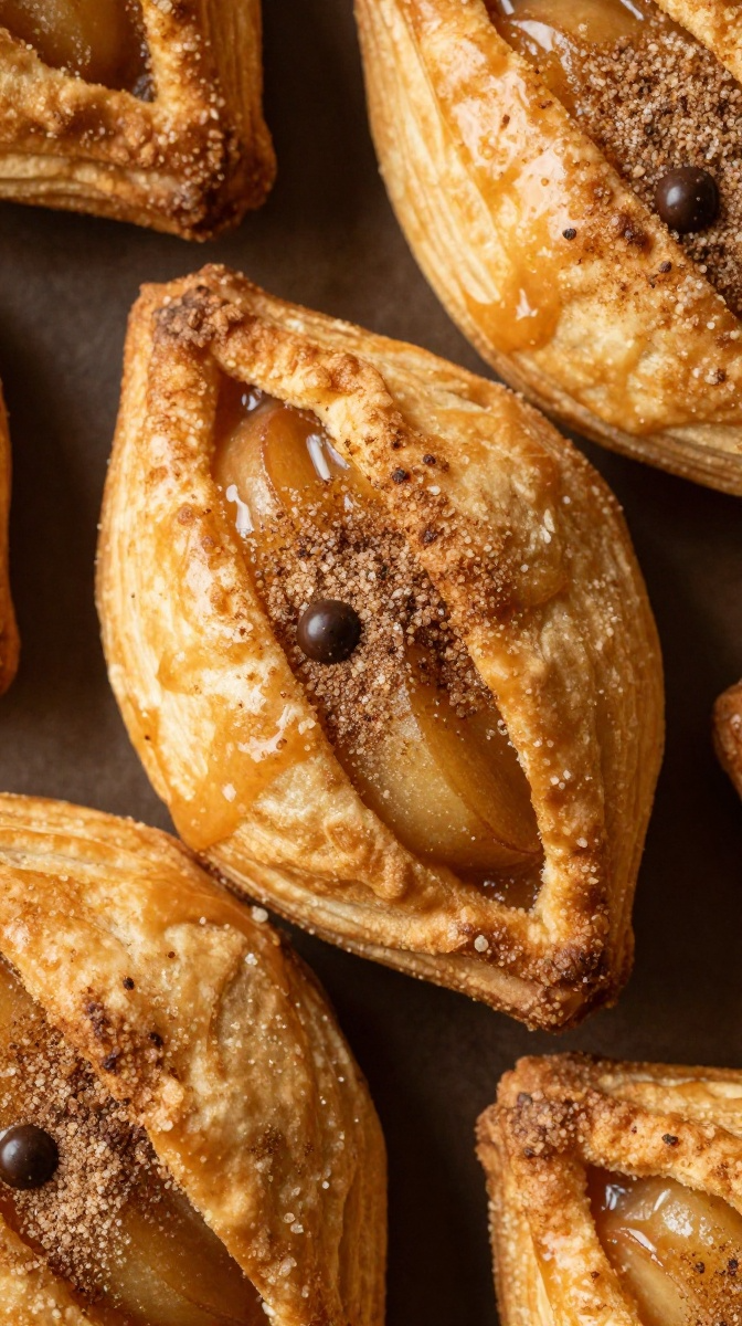 Cinnamon Sugar Mummy Apple Hand Pies