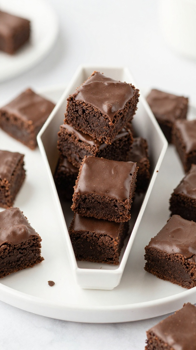 Coffin Fudge Brownie Bites
