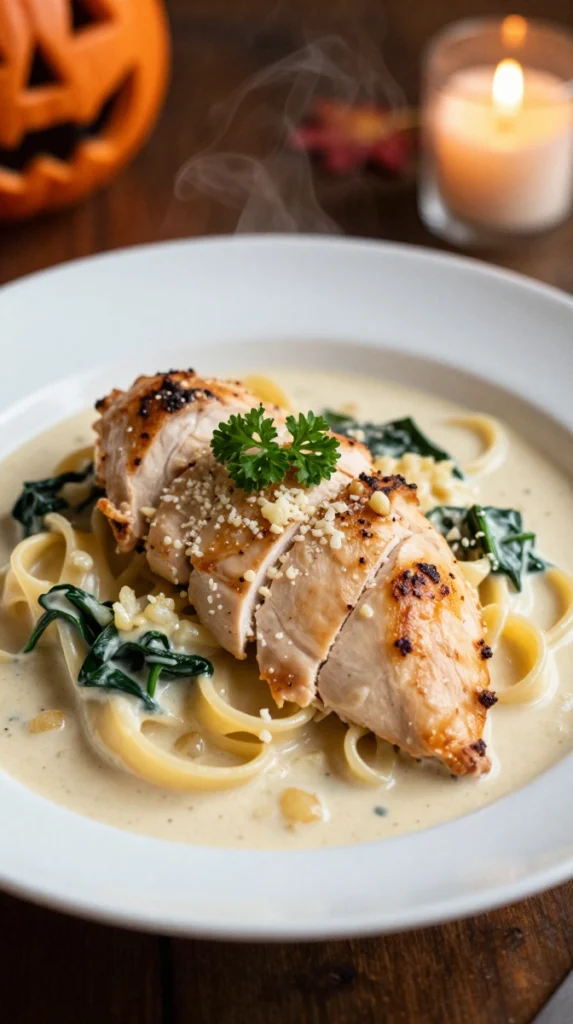 Creamy Garlic Chicken Pasta