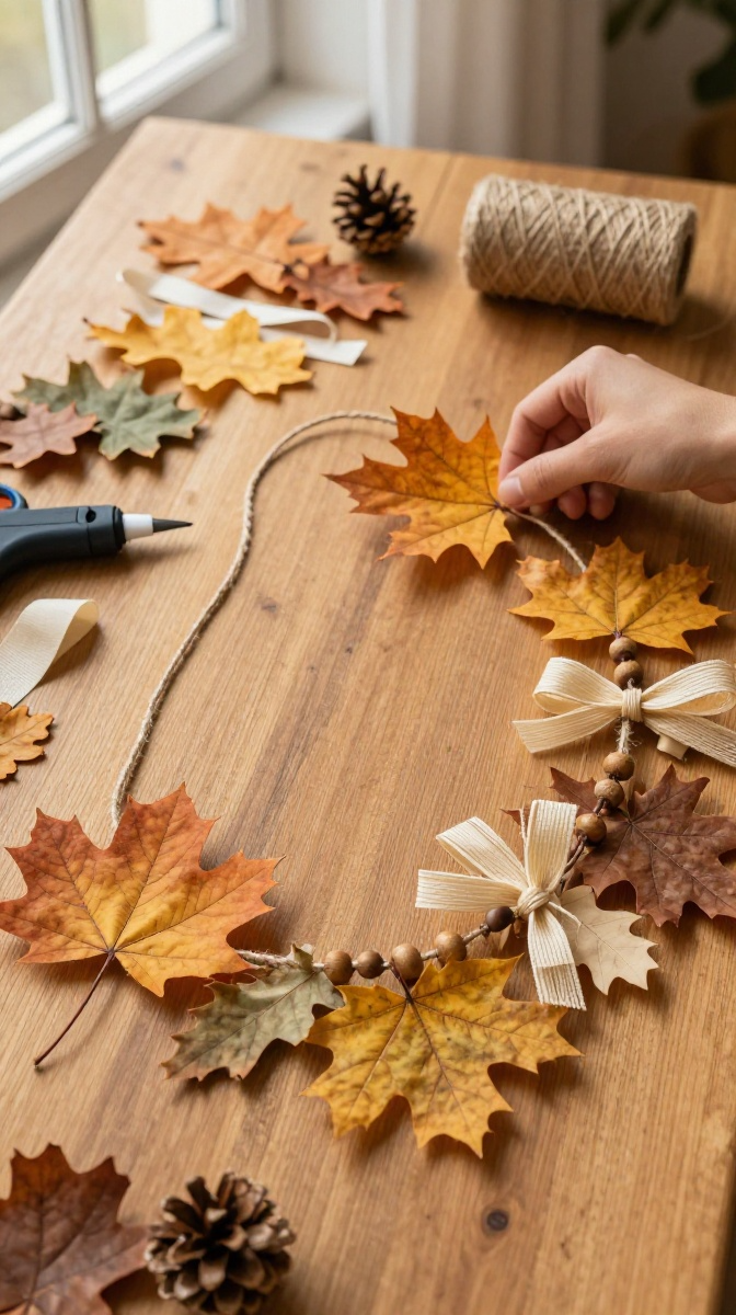 Create a Simple Fall Leaf Garland