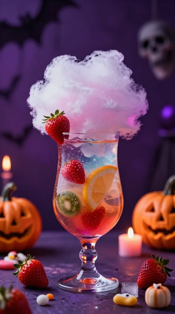 Creepy Cotton Candy Punch