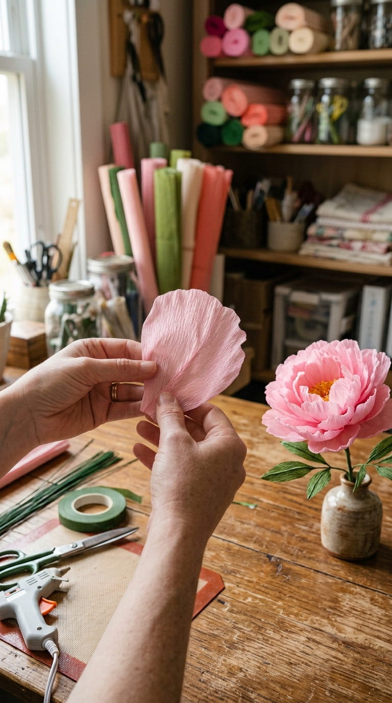 Crepe Paper Peonies That Fool Everyone