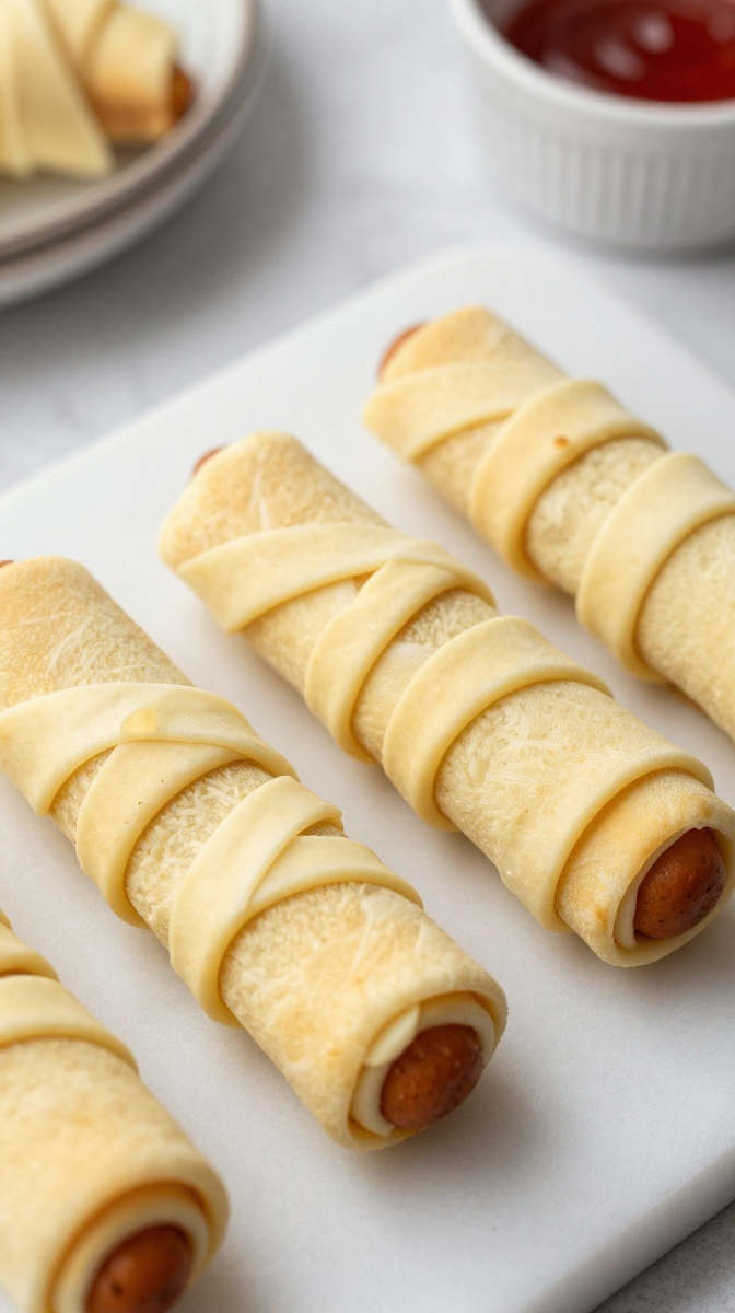 Crescent Roll Mummy Dogs