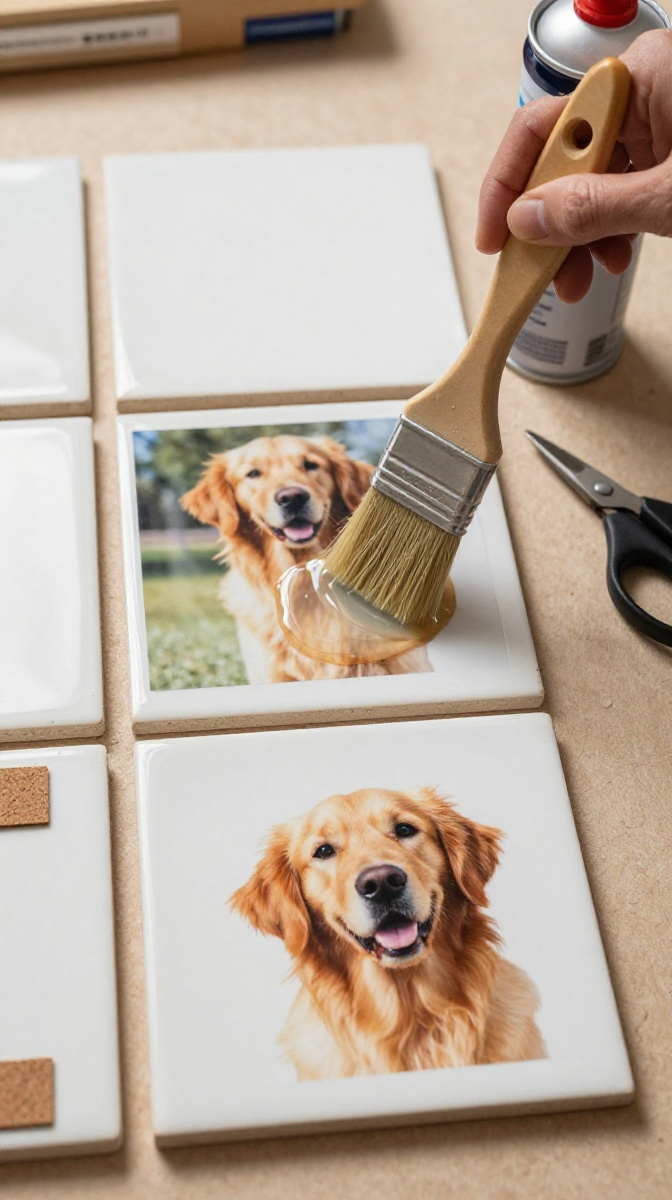 Custom Photo Coasters from Tiles